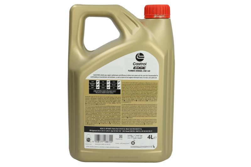 CASTROL EDGE 5W40 TD 4L - imagine 2