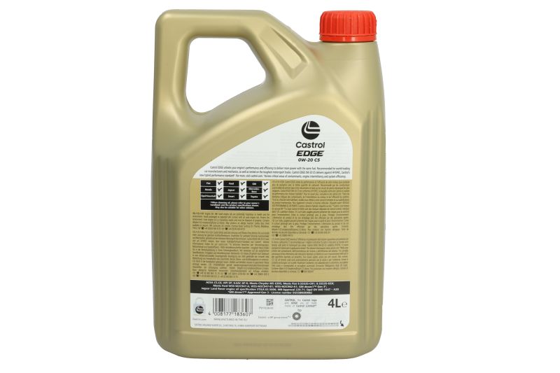 CASTROL EDGE 0W20 C5 4L - imagine 2