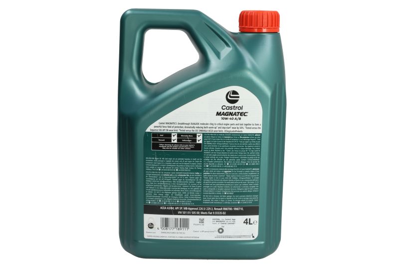 CASTROL MAGNATEC 10W40 A/B 4L - imagine 2