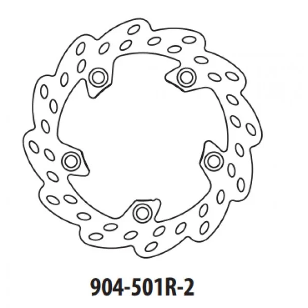 DISC DE FRANA GOLDFREN 904-501R-2 SPATE 210 mm