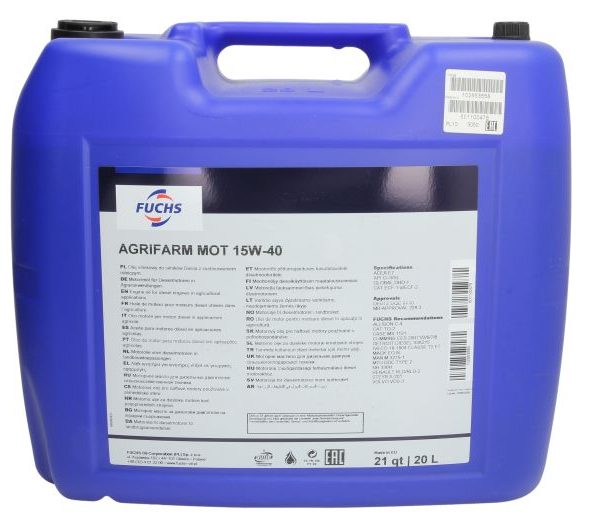 FUCHS AGRIFARM MOT 15W40 20L