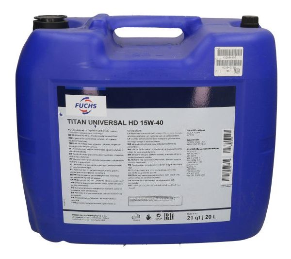 FUCHS TITAN UNIV.HD 15W40 20L