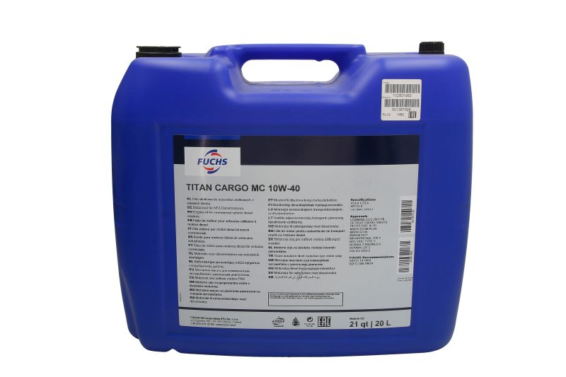 FUCHS TITAN CARGO MC 10W40 20L