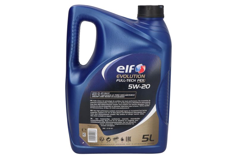 ELF EVO FULLTECH FEX 5W20 5L - imagine 2