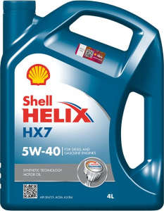 SHELL HELIX HX7 5W40 4L