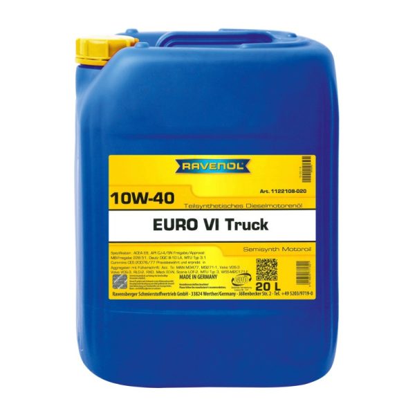 RAVENOL RAV EURO VI TRUCK 10W-40 20L