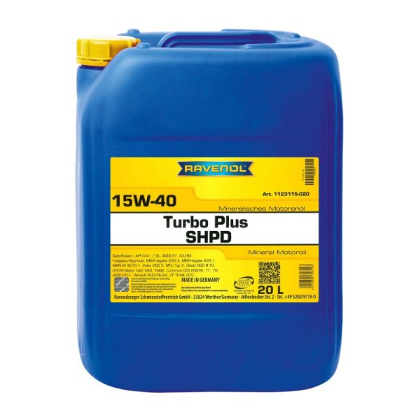 RAVENOL RAV Turbo plus SHPD 15W-40 20L