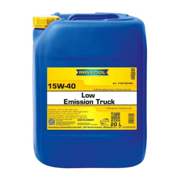 RAVENOL RAV Low Emission Truck 15W-40 20L