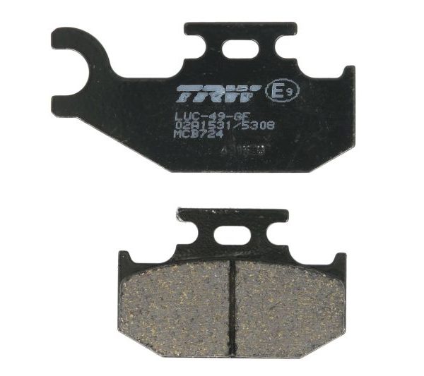 Set plăcuţe frână faţă/spate TRW (MCB724)