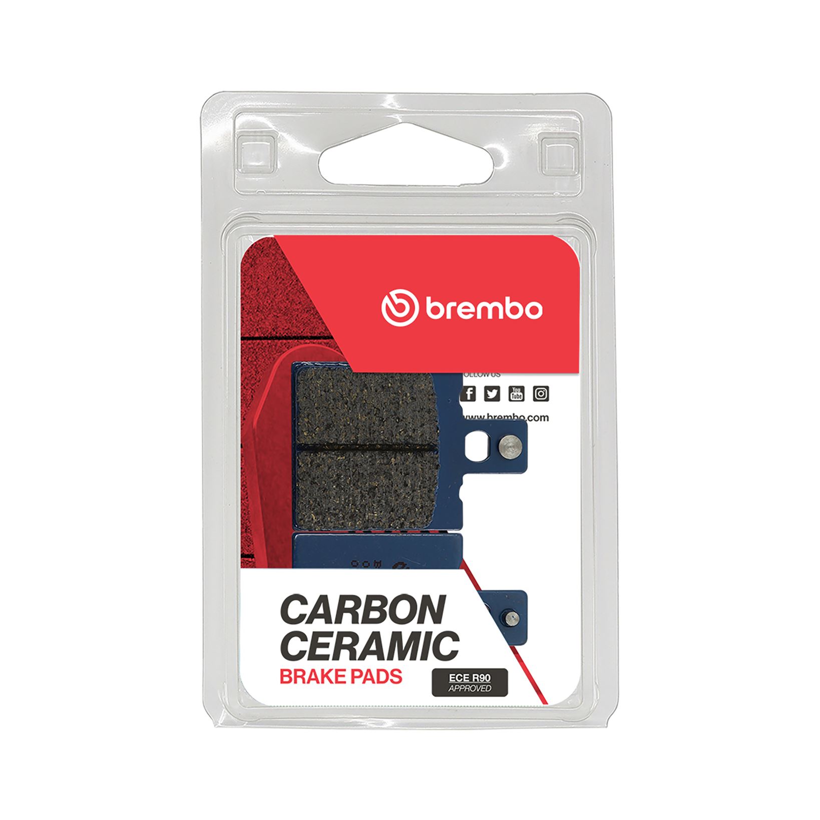 Set plăcuţe frână faţă/spate BREMBO (07BB0106) - imagine 2