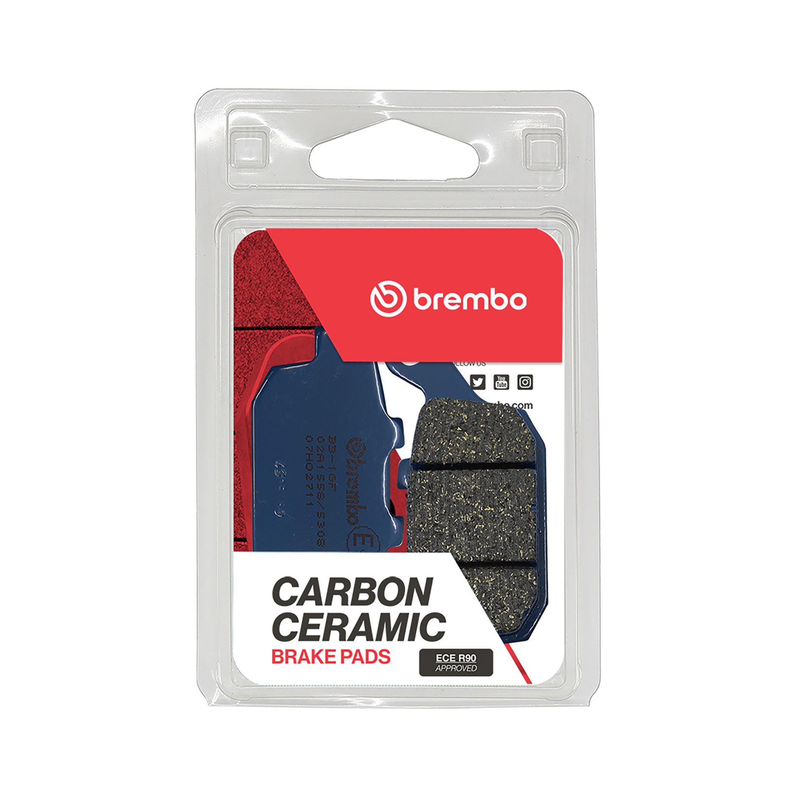 Set plăcuţe frână spate BREMBO (07HO2711)