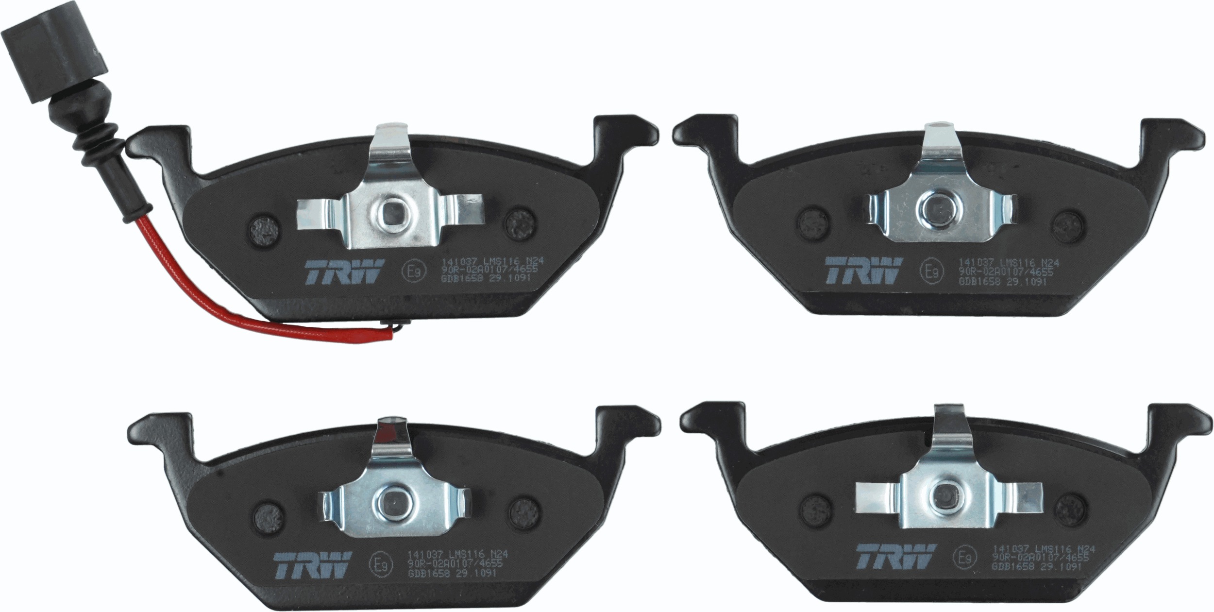Set plăcuţe frână faţă TRW (GDB1658) - imagine 3