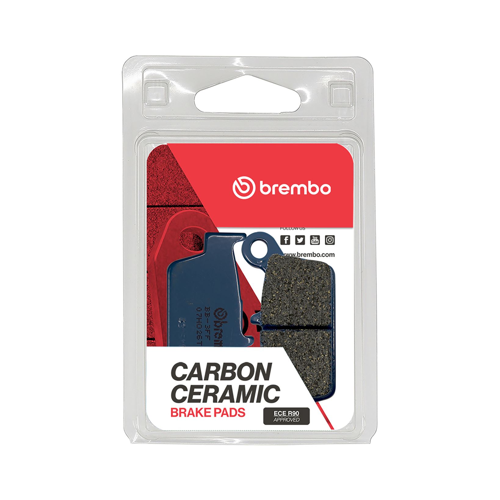 Set plăcuţe frână spate BREMBO (07HO26TT) - imagine 2