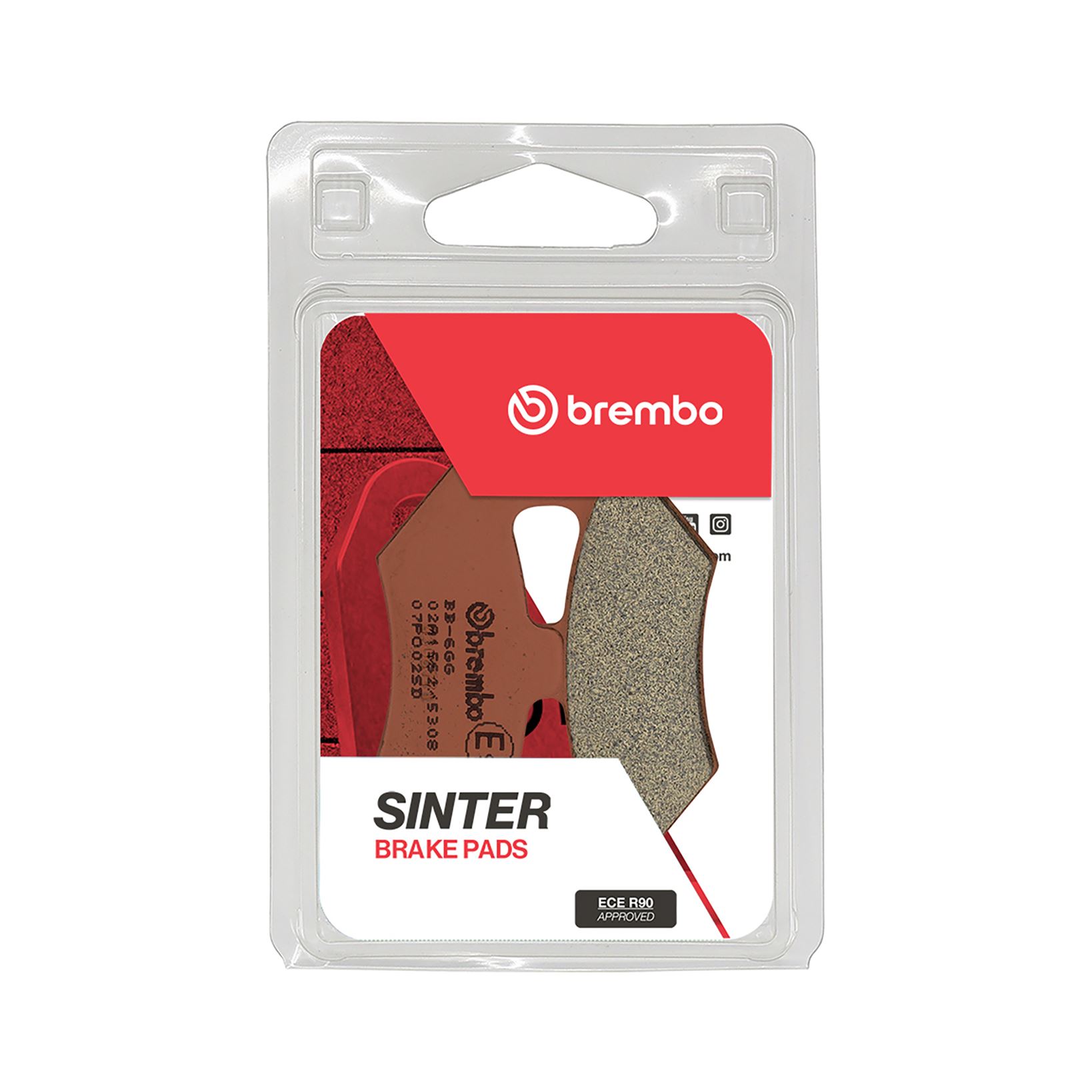 Set plăcuţe frână faţă/spate BREMBO (07PO02SD) - imagine 2