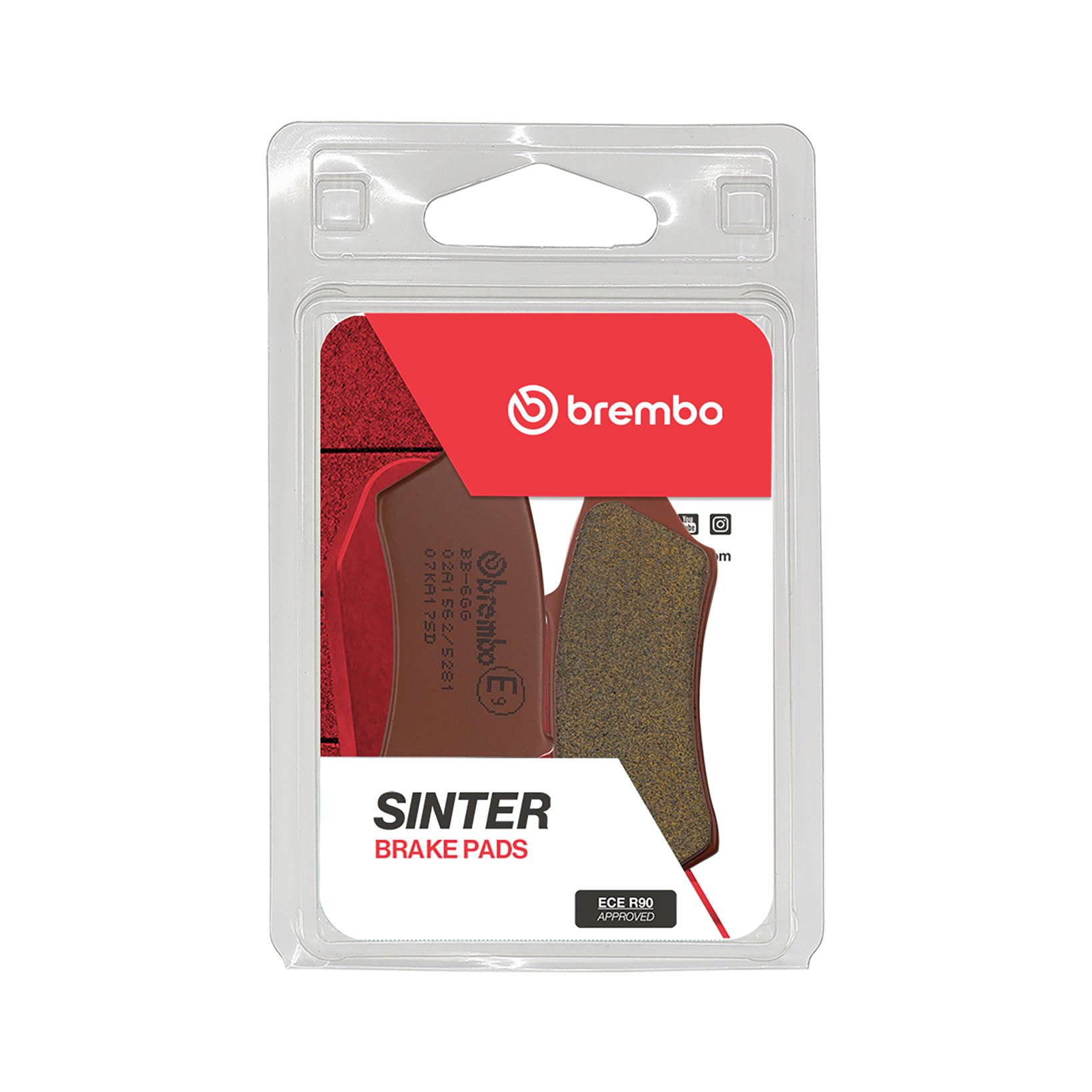 Set plăcuţe frână faţă BREMBO (07KA17SD) - imagine 2