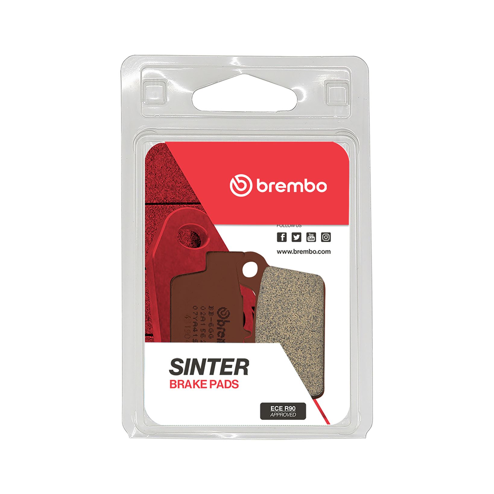 Set plăcuţe frână spate BREMBO (07YA41SD) - imagine 2