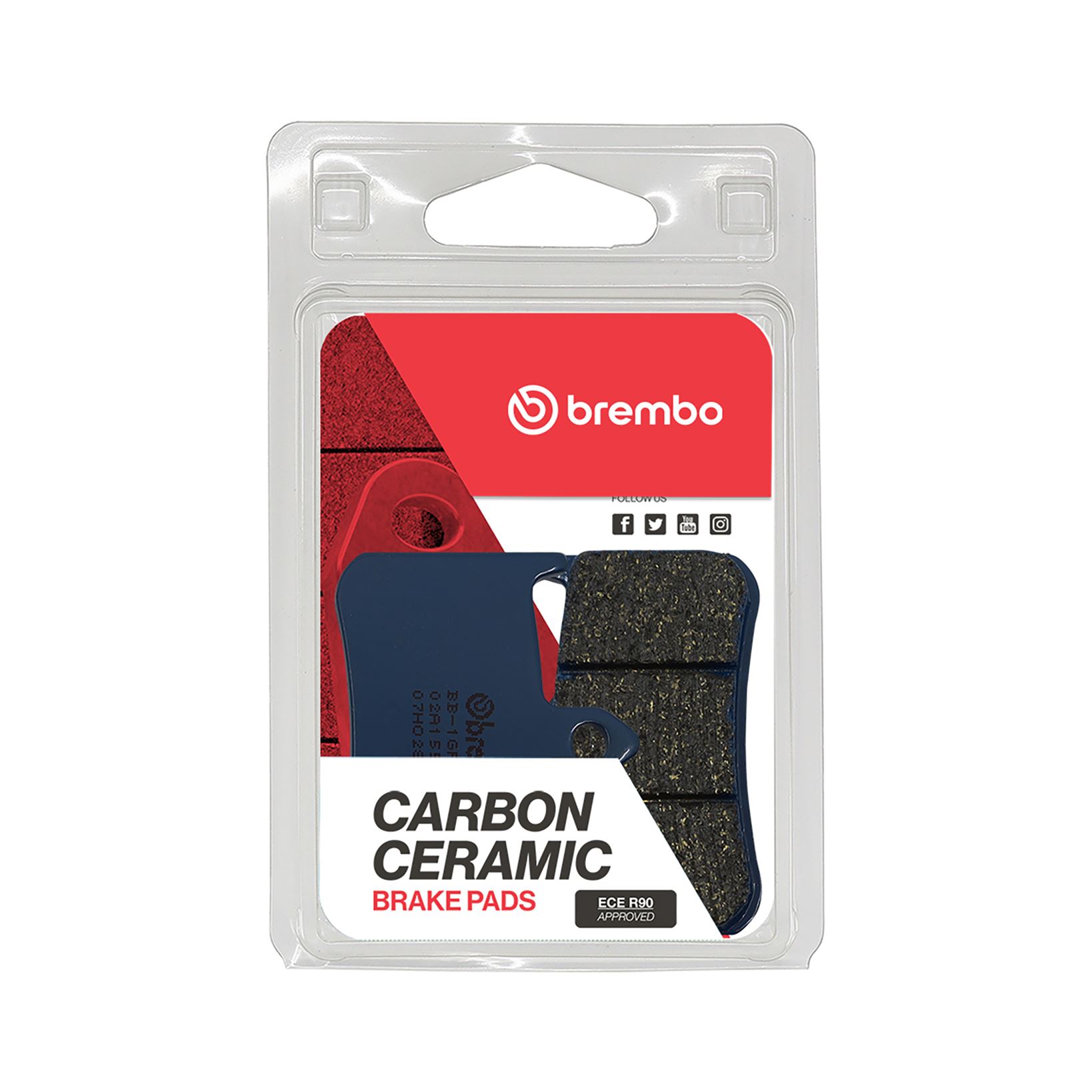 Set plăcuţe frână faţă BREMBO (07HO2807) - imagine 2