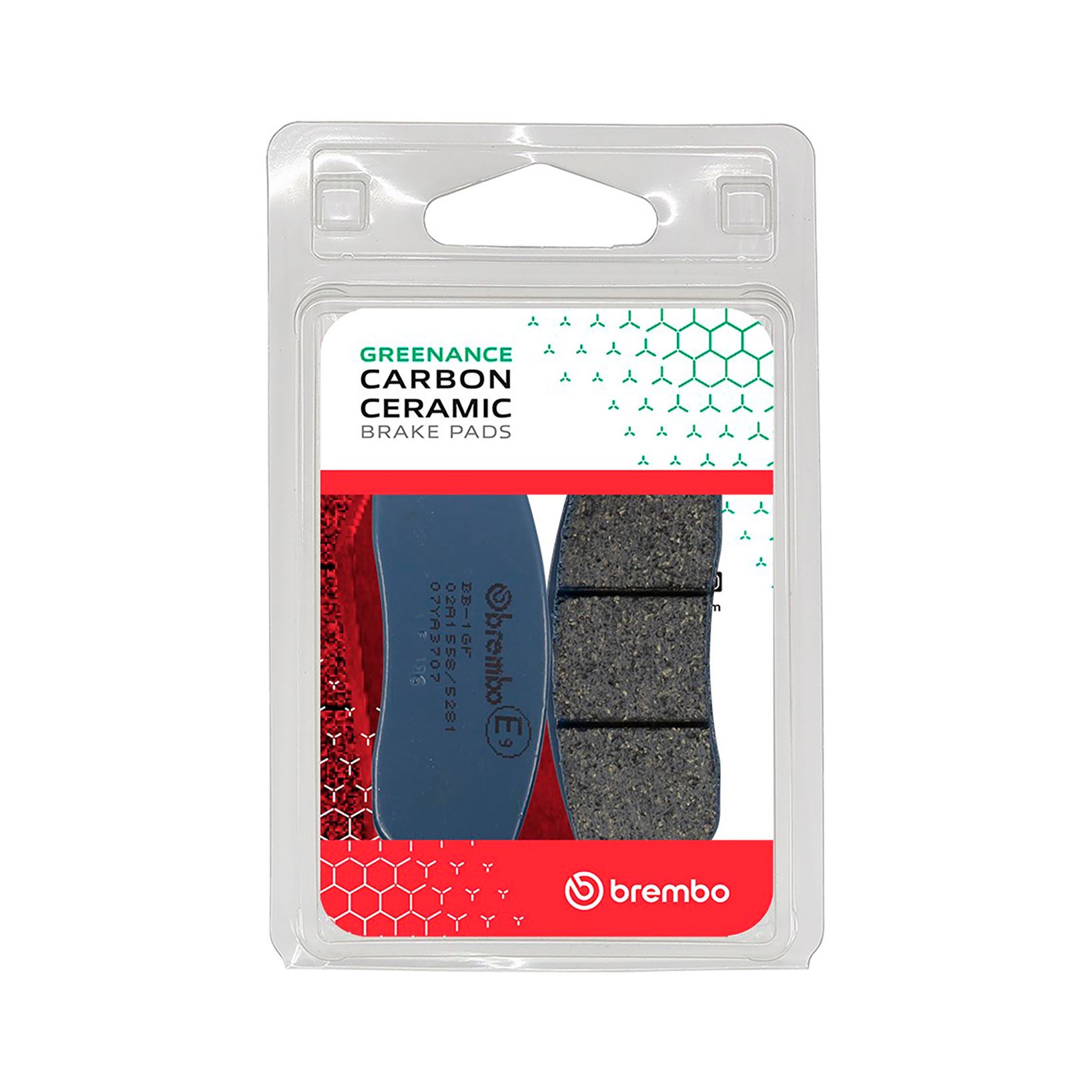 Set plăcuţe frână faţă/spate BREMBO (07YA3707) - imagine 2