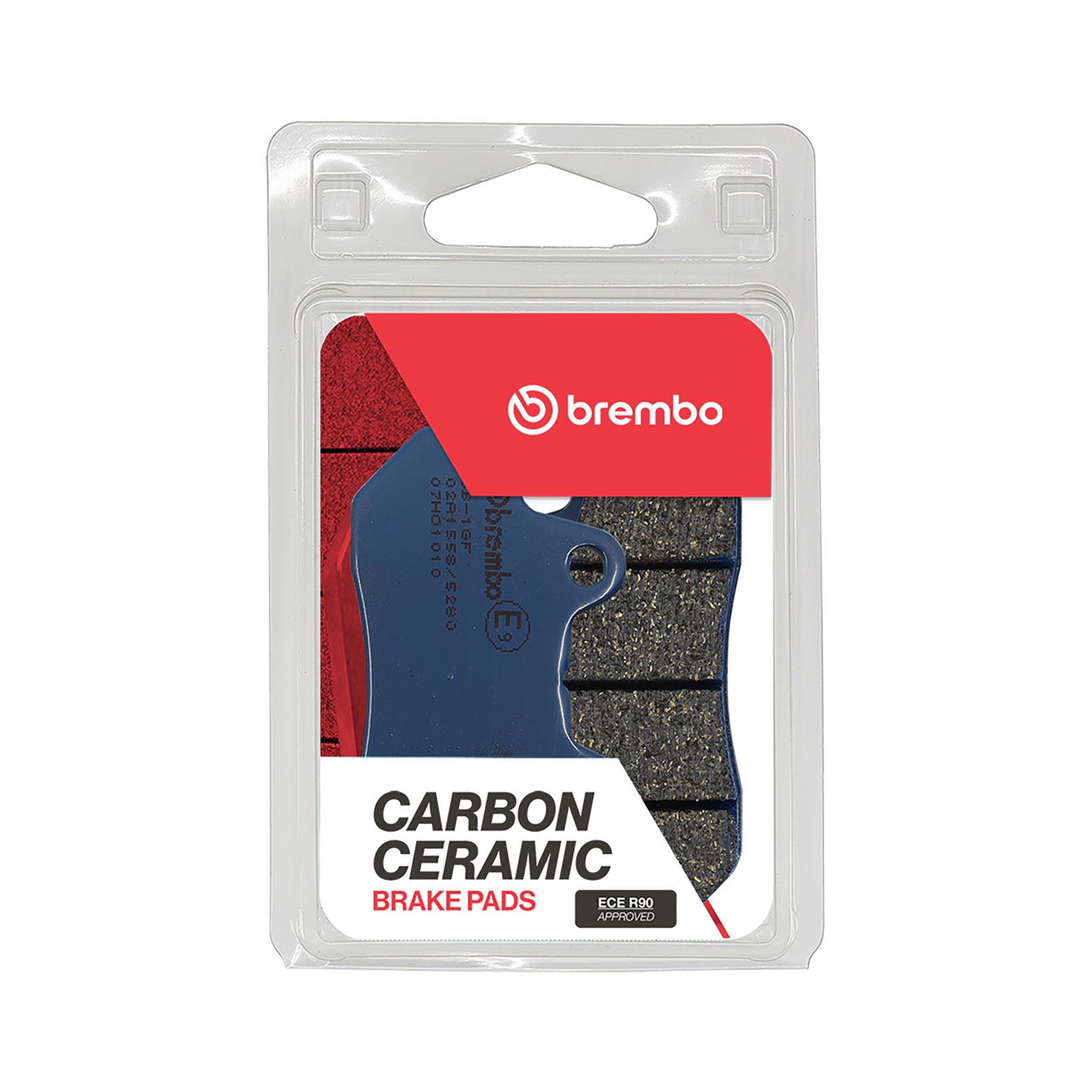Set plăcuţe frână faţă/spate BREMBO (07HO1010) - imagine 2