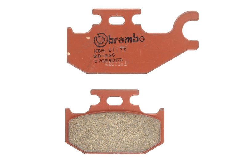 Set plăcuţe frână faţă/spate BREMBO (07GR50SD)