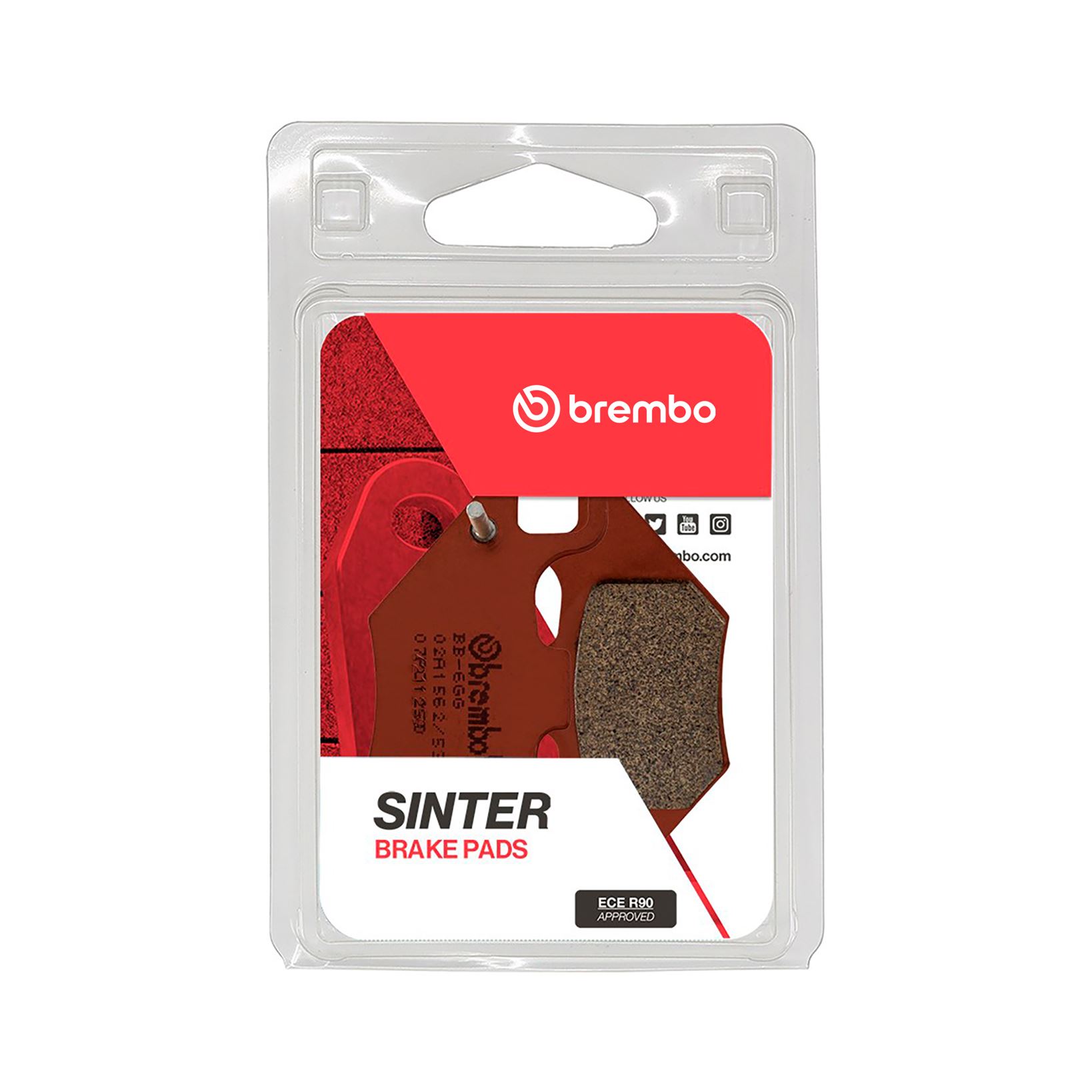 Set plăcuţe frână faţă BREMBO (07PO12SD) - imagine 2
