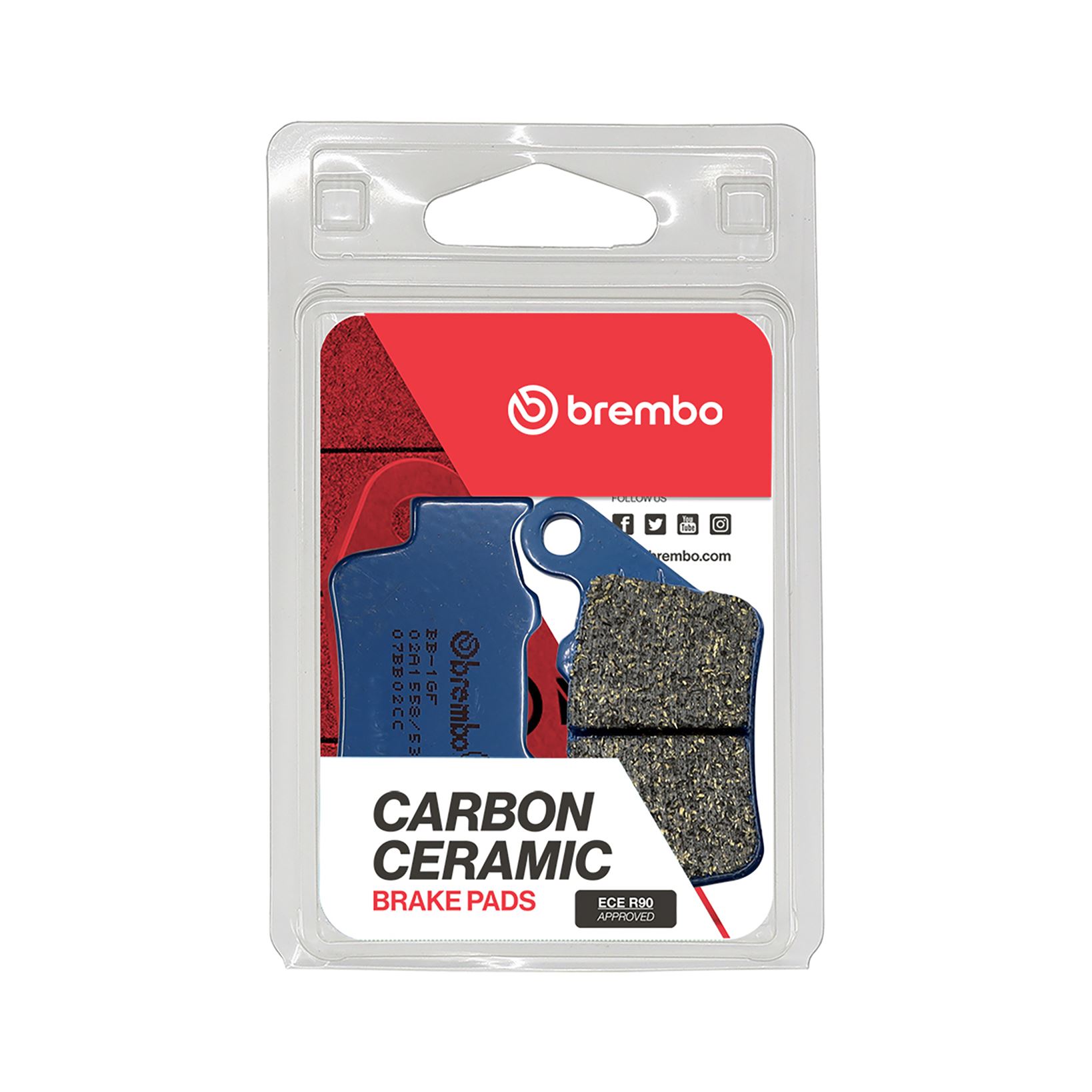 Set plăcuţe frână spate BREMBO (07BB02CC) - imagine 2