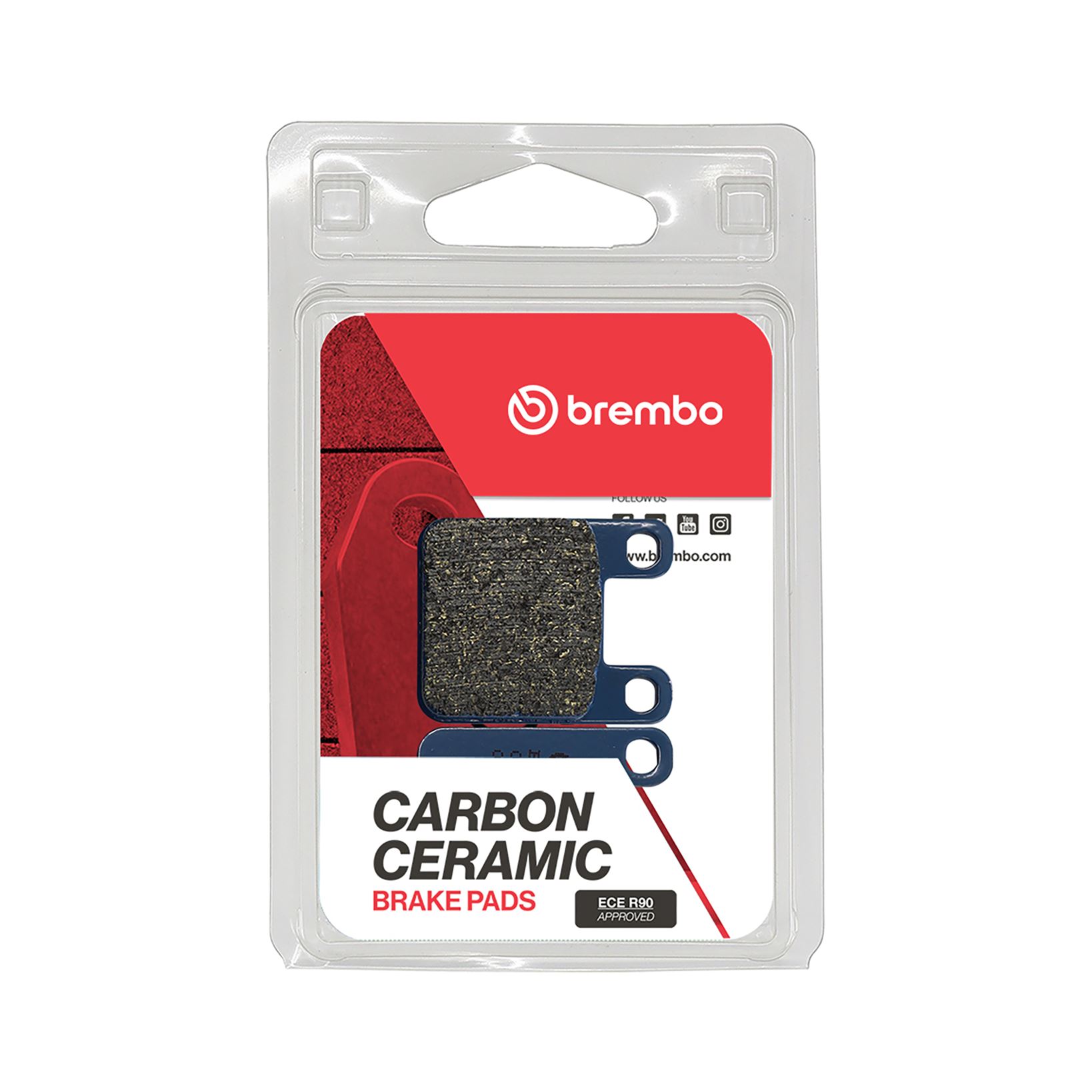 Set plăcuţe frână faţă/spate BREMBO (07BB1205) - imagine 2