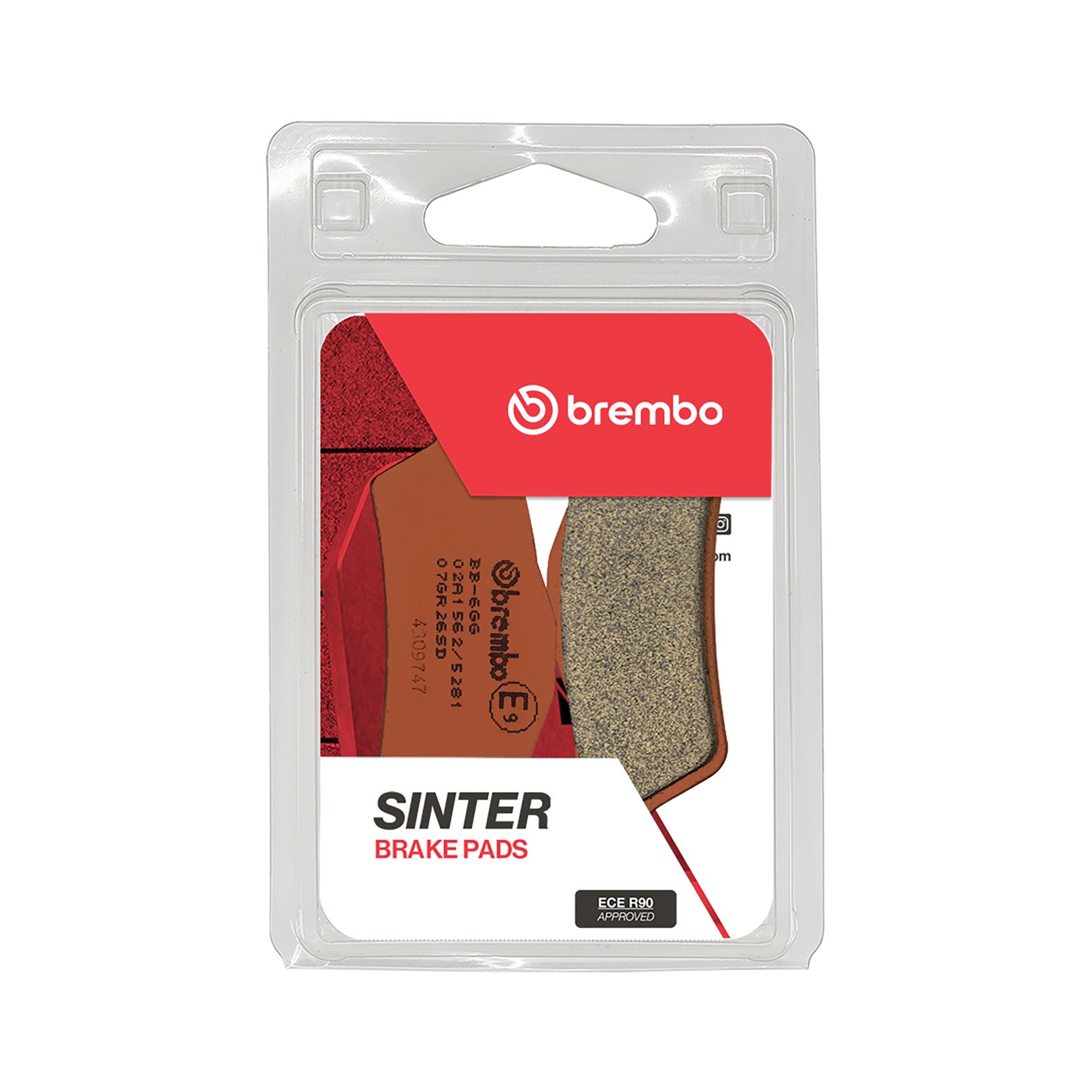Set plăcuţe frână faţă/spate BREMBO (07GR26SD) - imagine 2