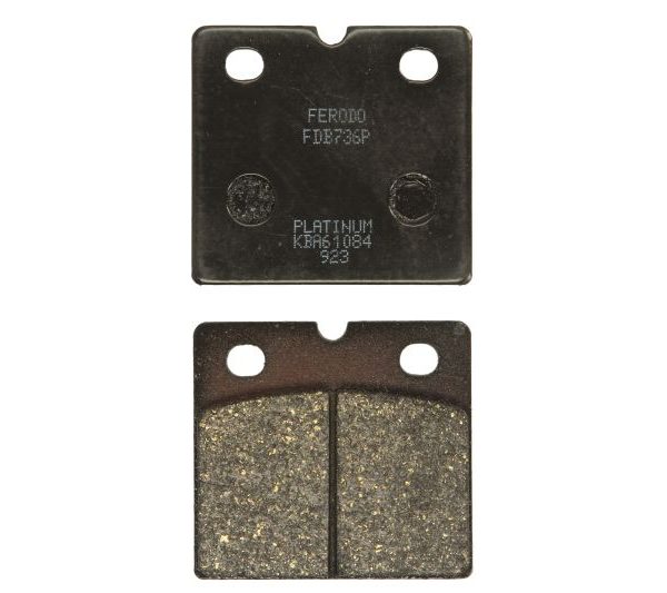Set plăcuţe frână spate FERODO (FDB736P)