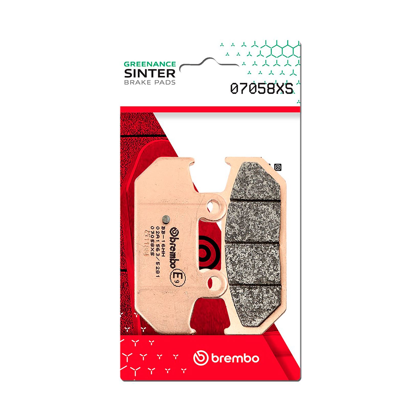 Set plăcuţe frână spate BREMBO (07058XS)