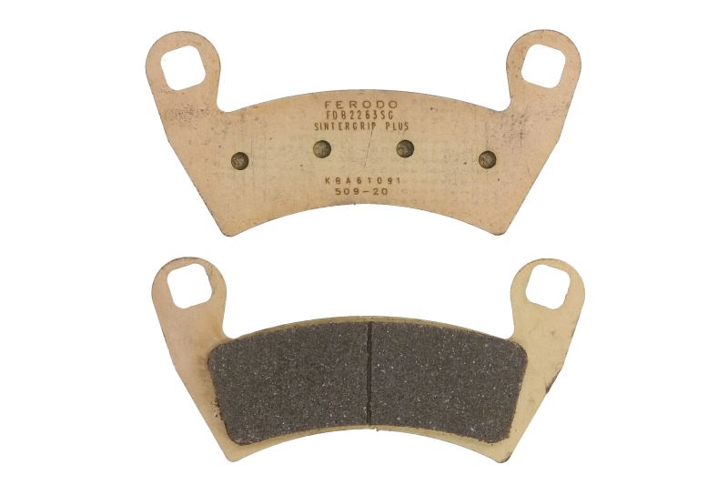 Set plăcuţe frână faţă/spate FERODO (FDB2263SG)