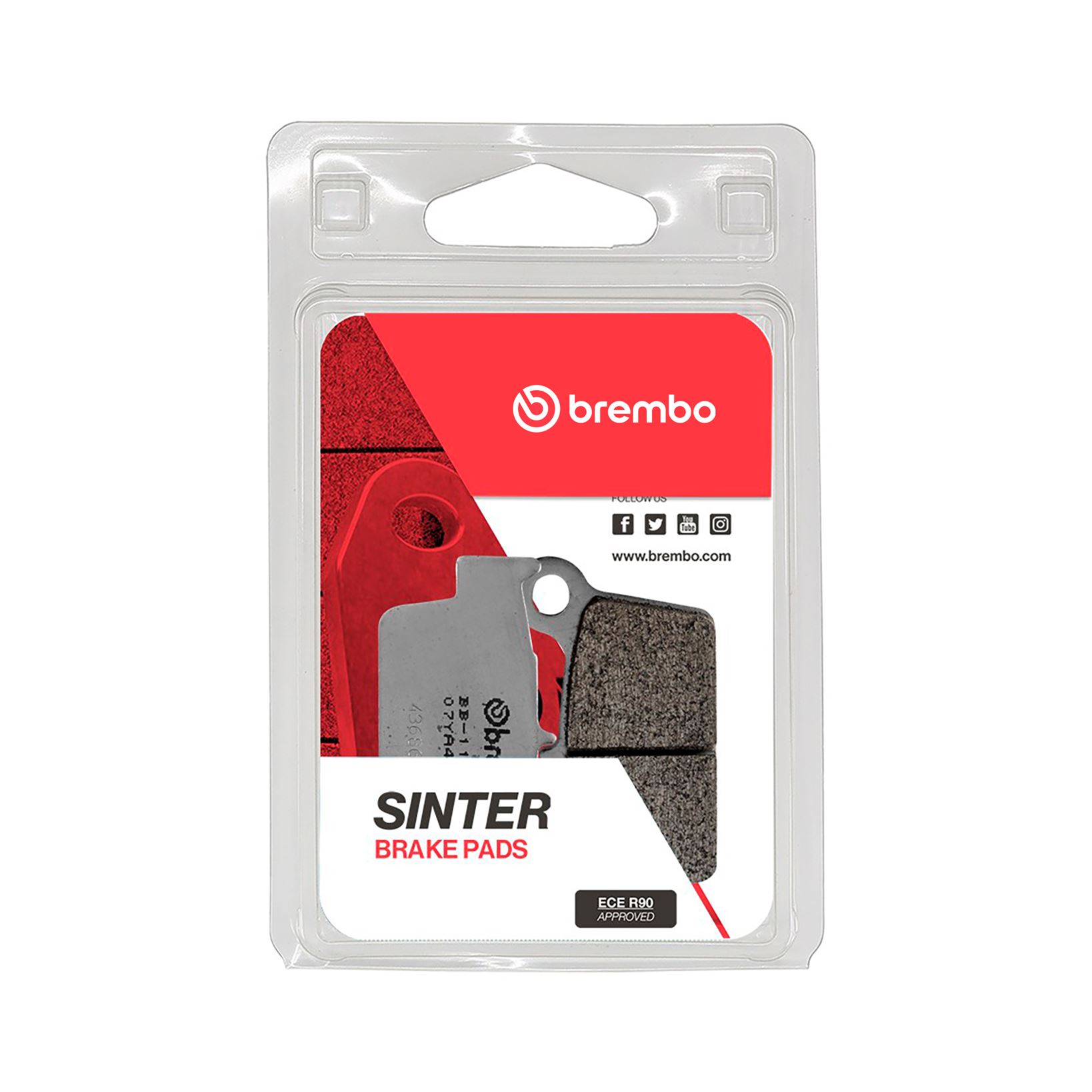 Set plăcuţe frână spate BREMBO (07YA41SX) - imagine 2