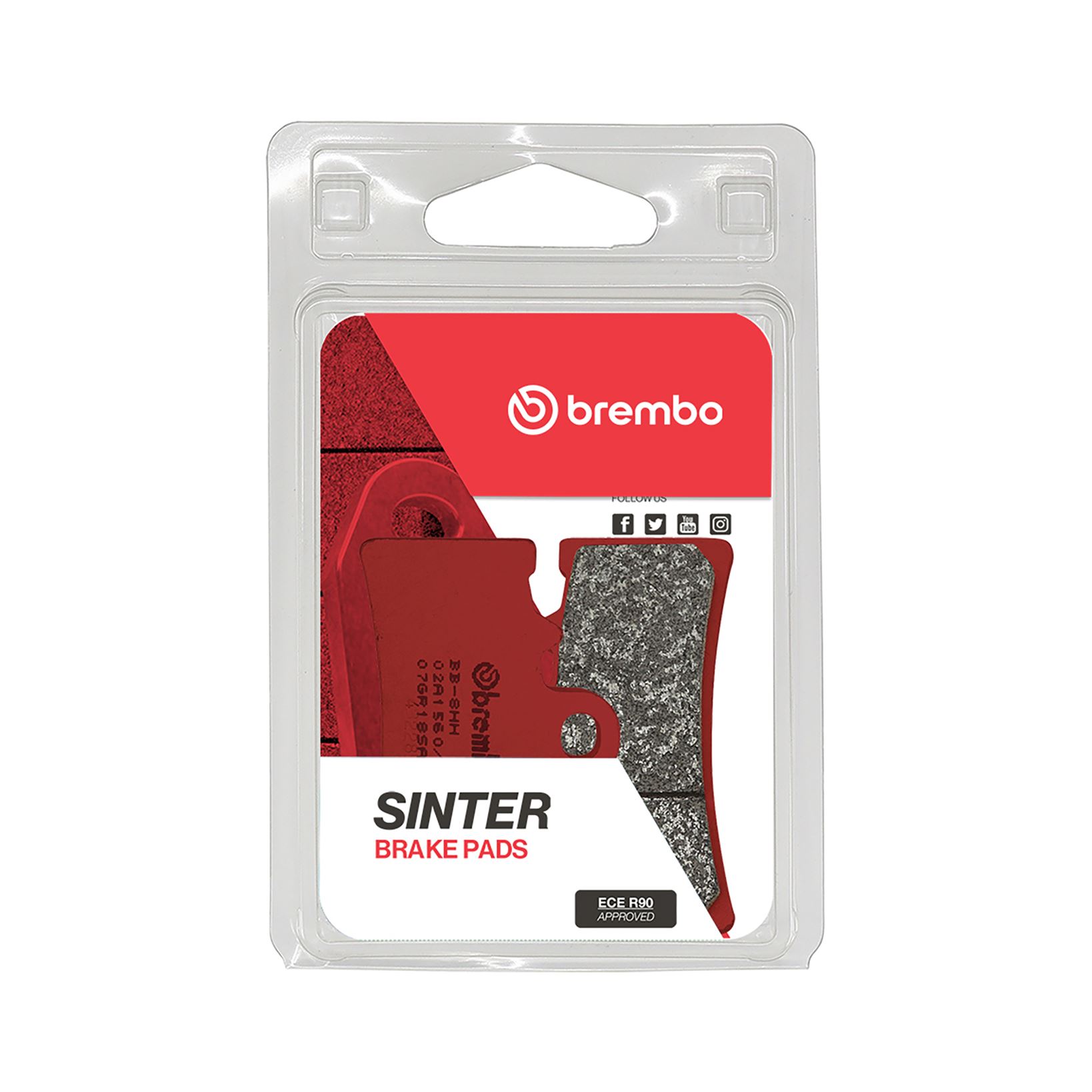 Set plăcuţe frână faţă BREMBO (07GR18SA) - imagine 2