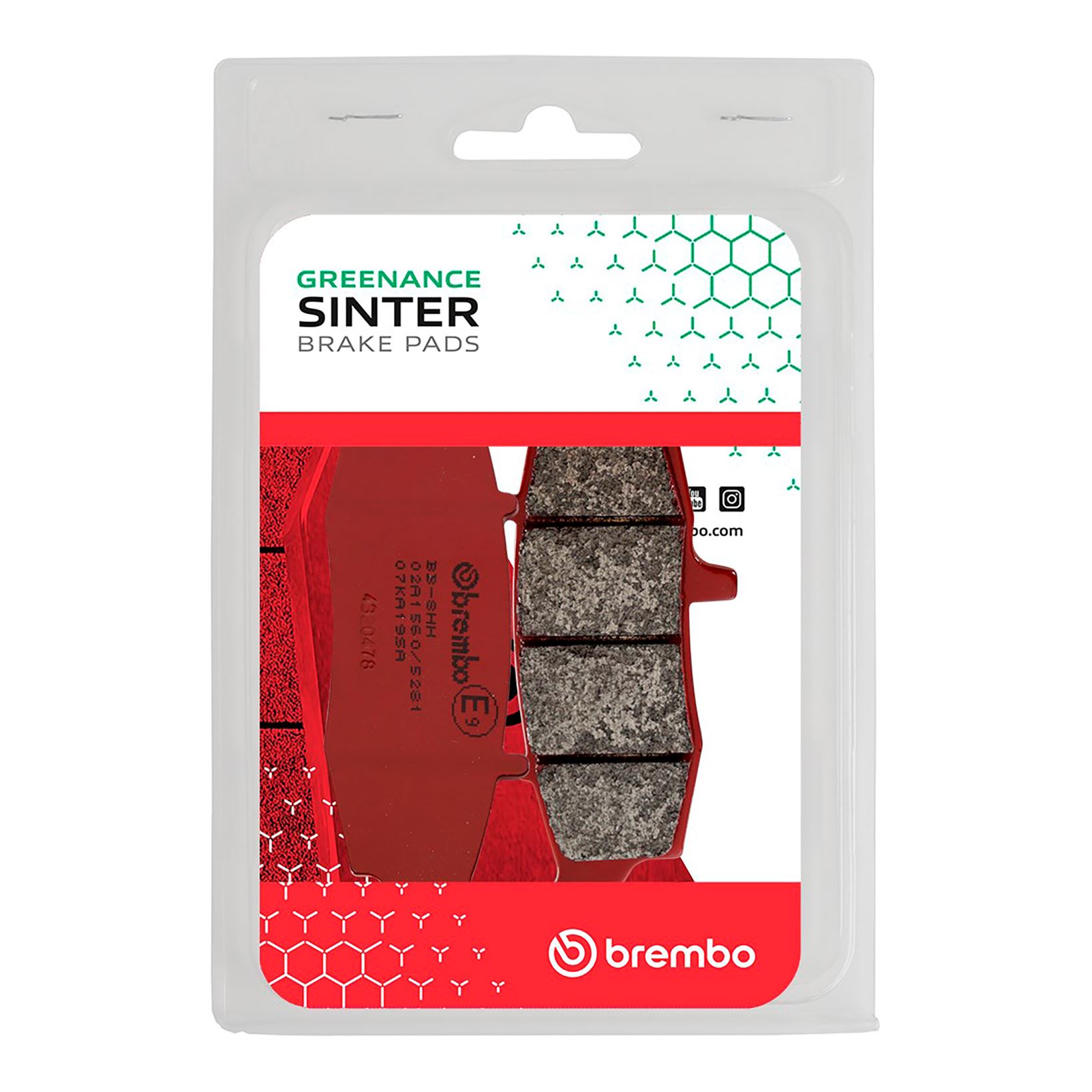 Set plăcuţe frână faţă BREMBO (07KA19SA) - imagine 2