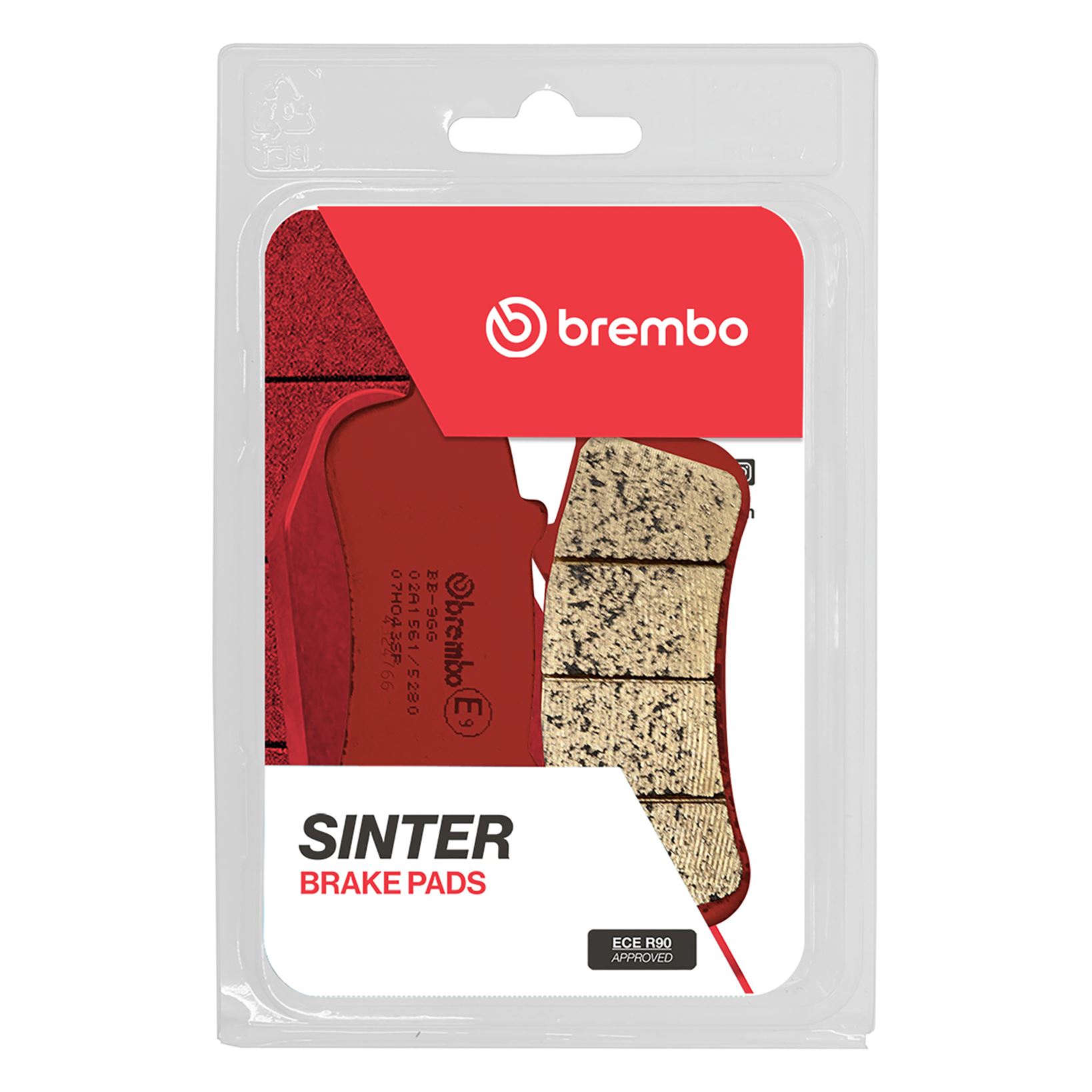 Set plăcuţe frână spate BREMBO (07HO43SP) - imagine 2