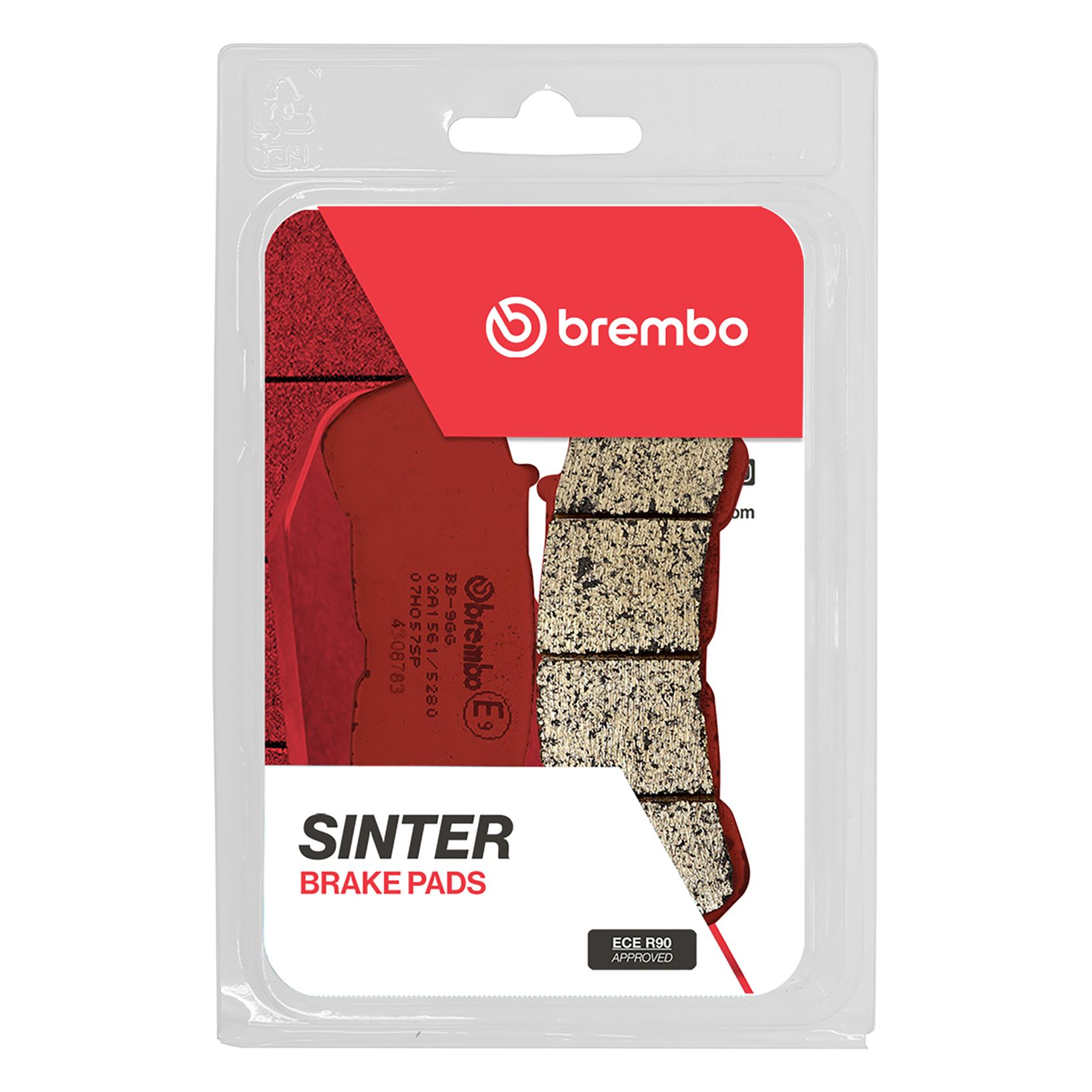 Set plăcuţe frână spate BREMBO (07HO57SP) - imagine 2
