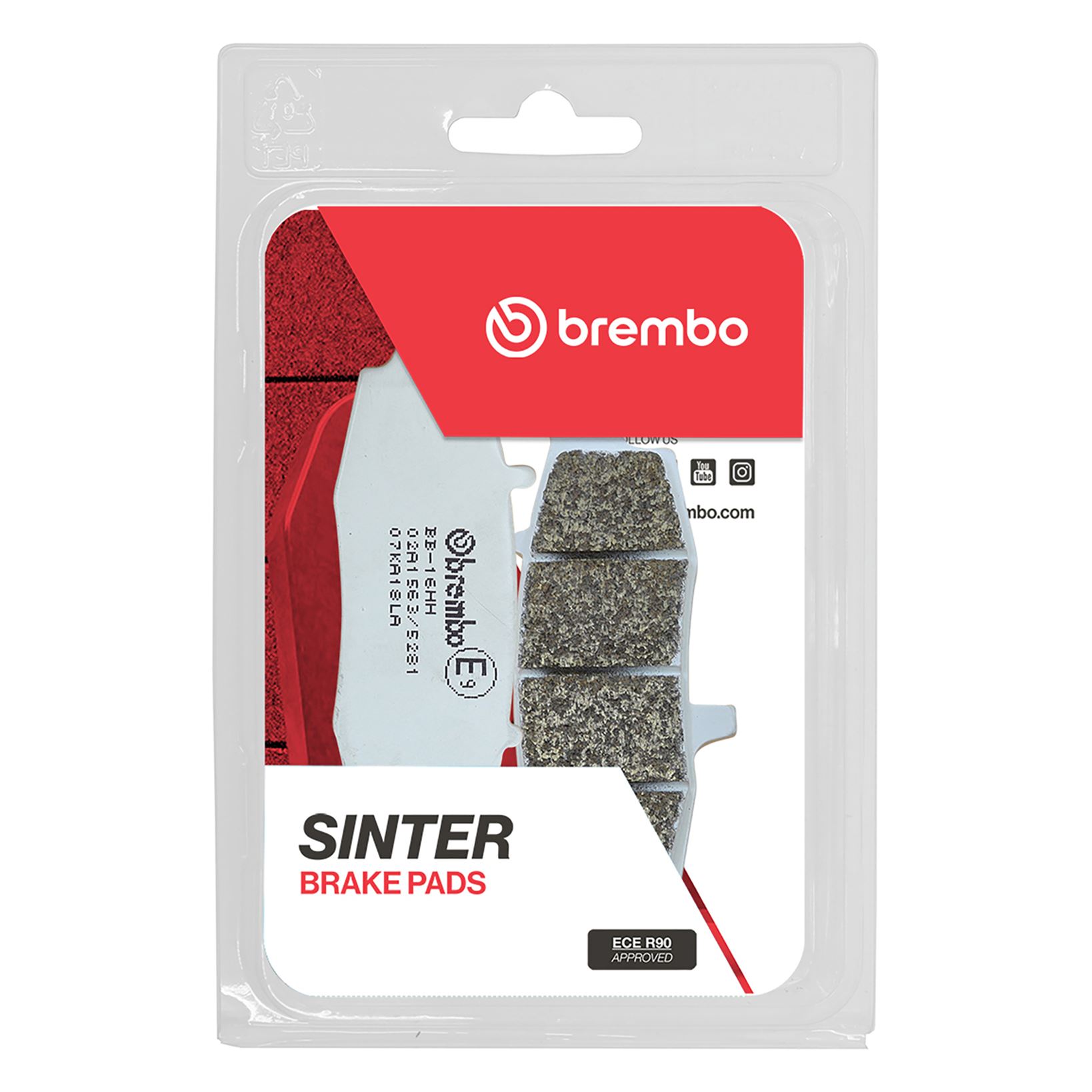 Set plăcuţe frână faţă BREMBO (07KA18LA) - imagine 3