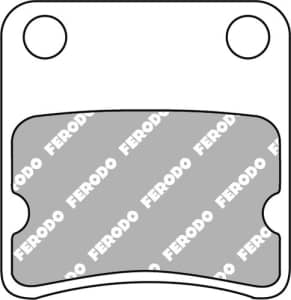 Set plăcuţe frână spate FERODO (FDB2338EF)