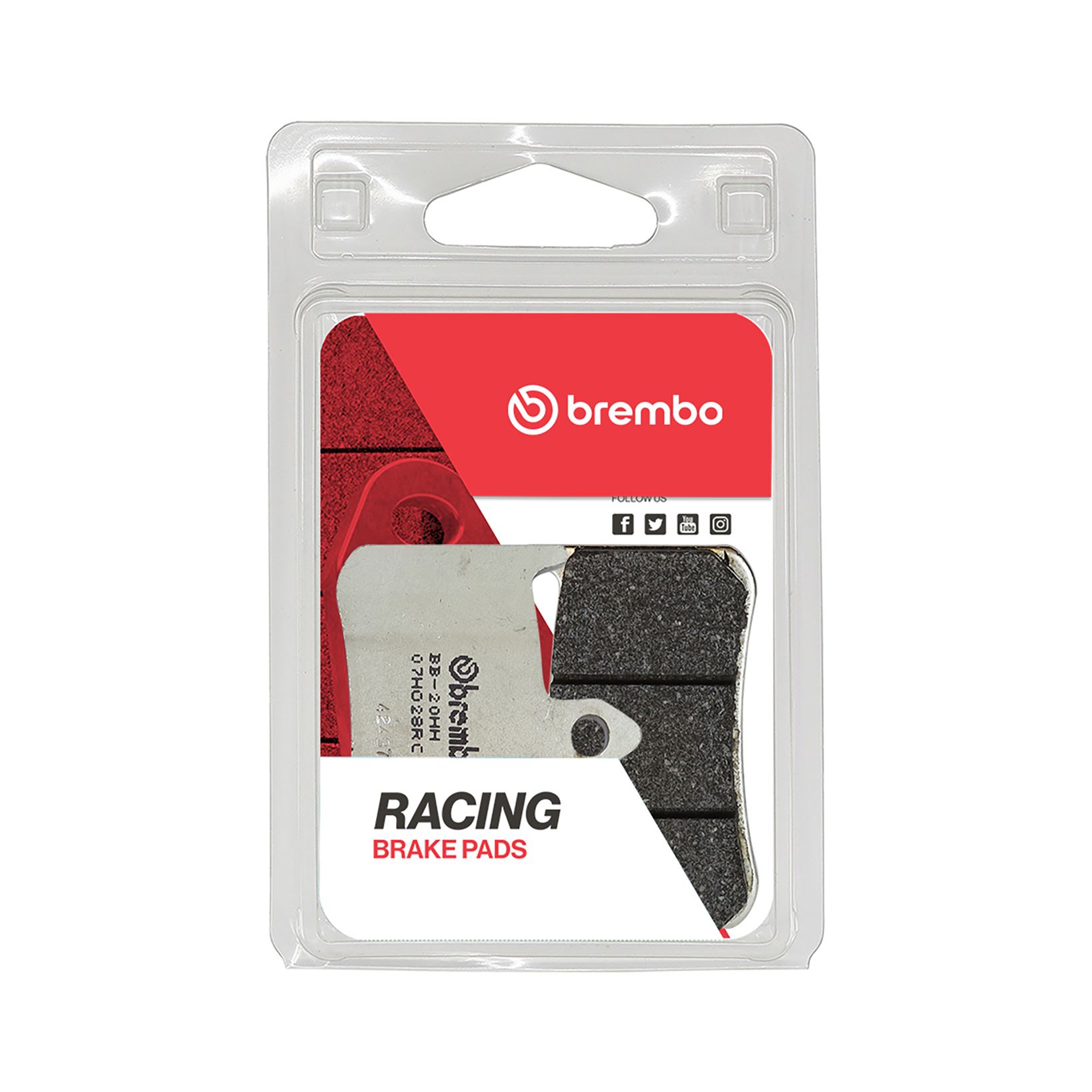 Set plăcuţe frână faţă BREMBO (07HO28RC) - imagine 2
