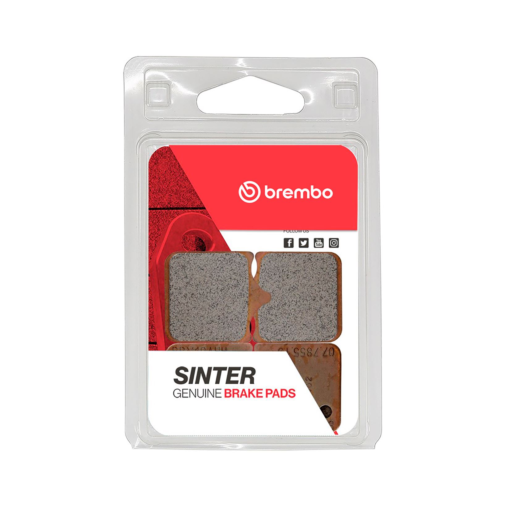 Set plăcuţe frână faţă BREMBO (07BB3396) - imagine 2