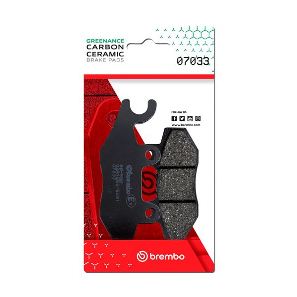 Set plăcuţe frână faţă/spate BREMBO (07033)