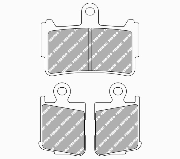 Set plăcuţe frână faţă FERODO (FDB2259ST) - imagine 2